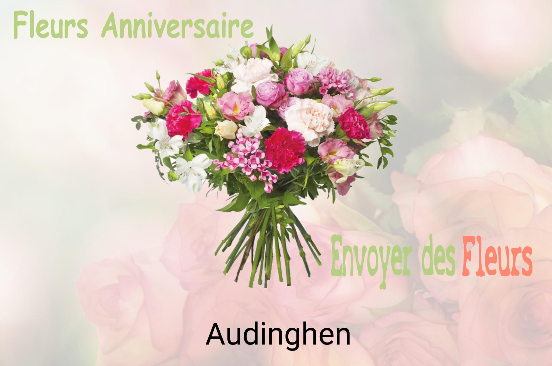 Bouquet de fleurs d’anniversaire livré à Audinghen